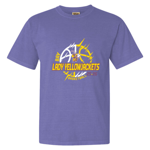 Bay Lady Yellowjackets - Heavyweight Ring Spun Tee Thumbnail