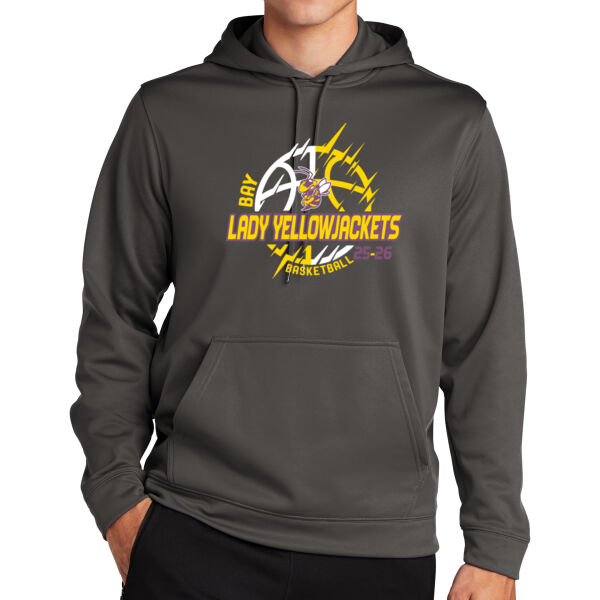 Bay Lady Yellowjackets - Sport Wick ® Fleece Hooded Pullover Thumbnail