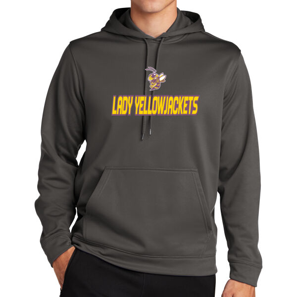Lady Yellowjackets - Sport Wick ® Fleece Hooded Pullover Thumbnail