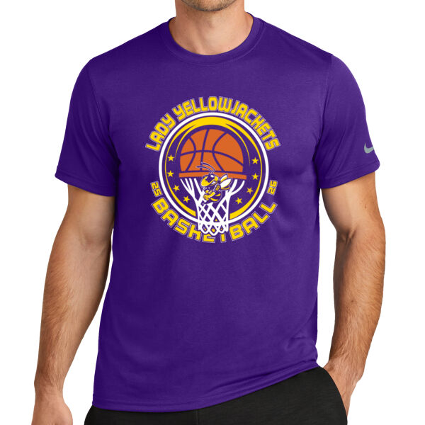 Lady Yellowjacket Basketball - Swoosh Sleeve rLegend Tee Thumbnail