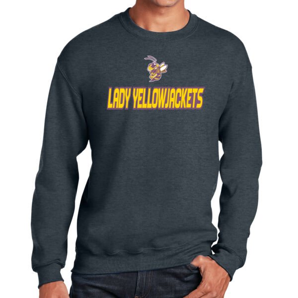 Lady Yellowjackets - Heavy Blend Crewneck Sweatshirt Thumbnail