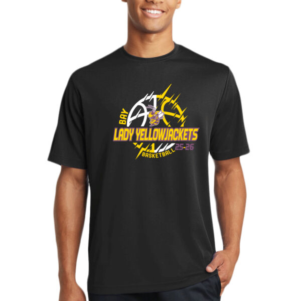 Bay Lady Yellowjackets - PosiCharge ® RacerMesh ® Tee Thumbnail