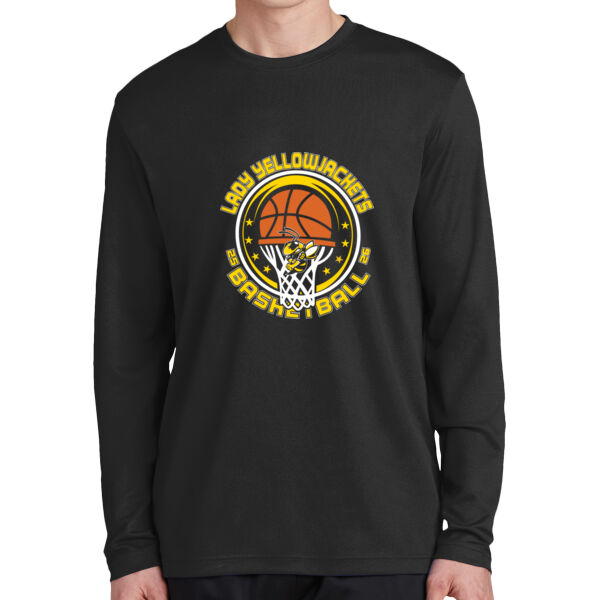 Lady Yellowjackets Basketball - PosiCharge ® RacerMesh ® Long Sleeve Tee Thumbnail