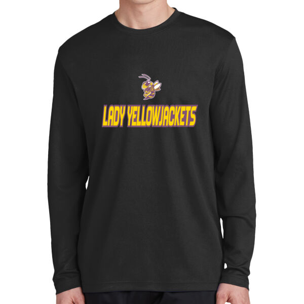 Lady Yellowjackets - PosiCharge ® RacerMesh ® Long Sleeve Tee Thumbnail