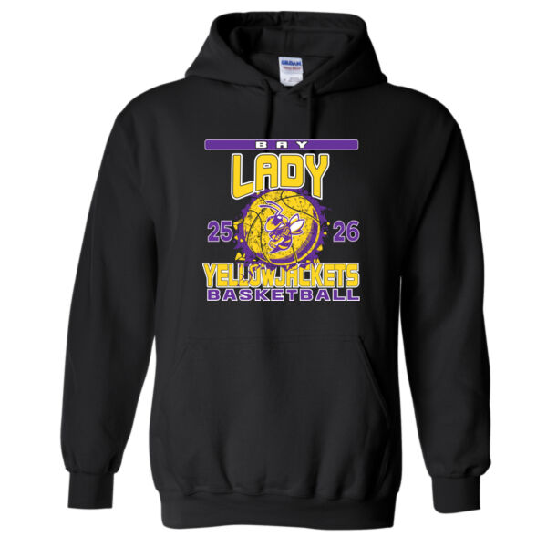 Bay Lady Yellowjackets Basketball - Heavy Blend™ Hooded Sweatshirt Thumbnail