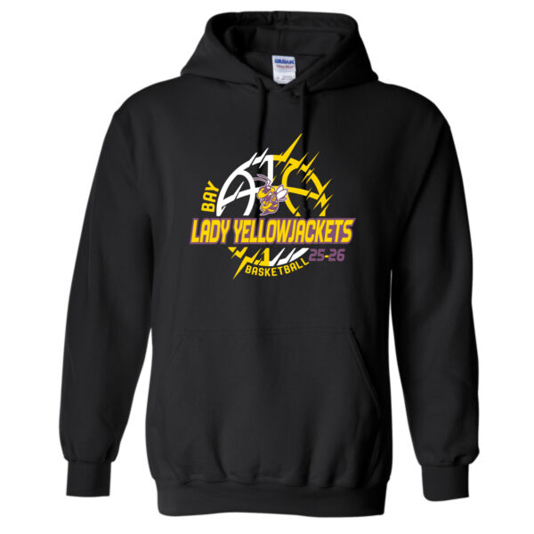 Bay Lady Yellowjackets - Heavy Blend™ Hooded Sweatshirt Thumbnail